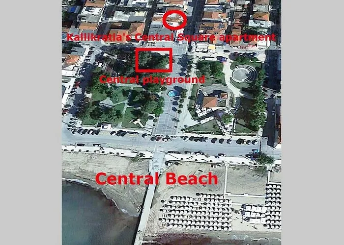 On Main Pedestrian Street With View Appartamento Nea Kallikrateia
